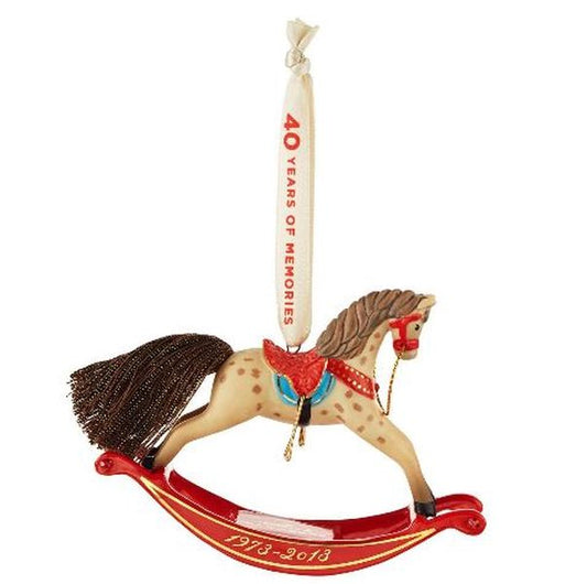 Aunt Krismas 'Forty Years of Memories' ornament by Linda Sickman. Year: 2013 - N/A series #0. 'Mint In Box' condition.