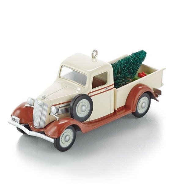 Aunt Krismas '1936 GMC Pickup' ornament by Don Palmiter. Year: 2013 - All-American Trucks series #19. 'Mint In Box' condition.