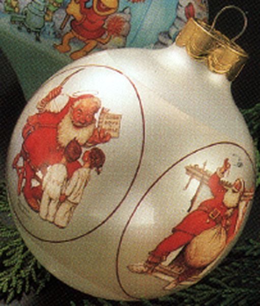 Aunt Krismas 'Norman Rockwell' ornament by Diana McGehee. Year: 1985 - N/A series #0. 'No Box' condition.
