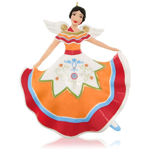 Aunt Krismas 'Mexico' ornament by Katrina Bricker. Year: 2015 - Angels Around the World series #5. 'Mint In Box' condition.