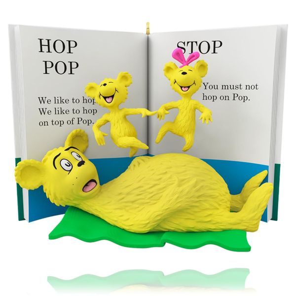 Aunt Krismas 'Hop on Pop' ornament by Nello Williams. Year: 2015 - Dr. Seuss Books series #0. 'Mint In Box' condition.