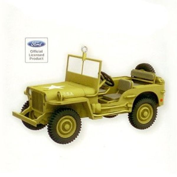 Aunt Krismas '1943 Ford GPW Jeep®' ornament by Steve Goslin. Year: 2012 - N/A series #0. 'Mint In Box' condition.
