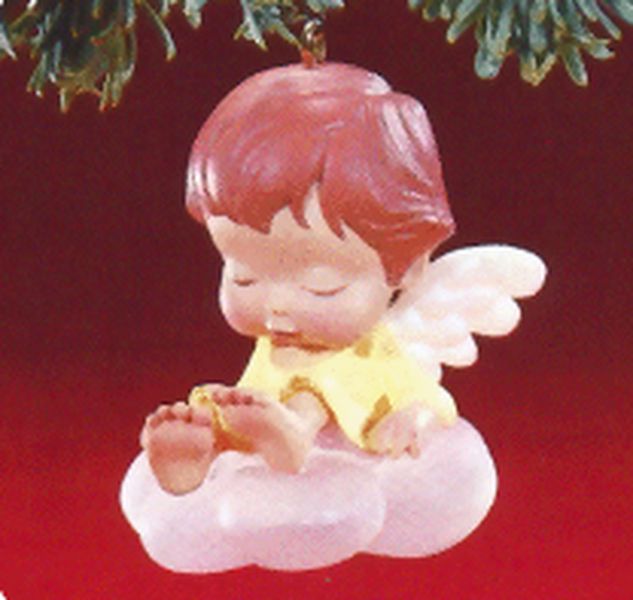 Aunt Krismas 'Buttercup' ornament by Mary Hamilton, Robert Chad. Year: 1988 - Mary's Angels series #1. 'Mint In Box' condition.