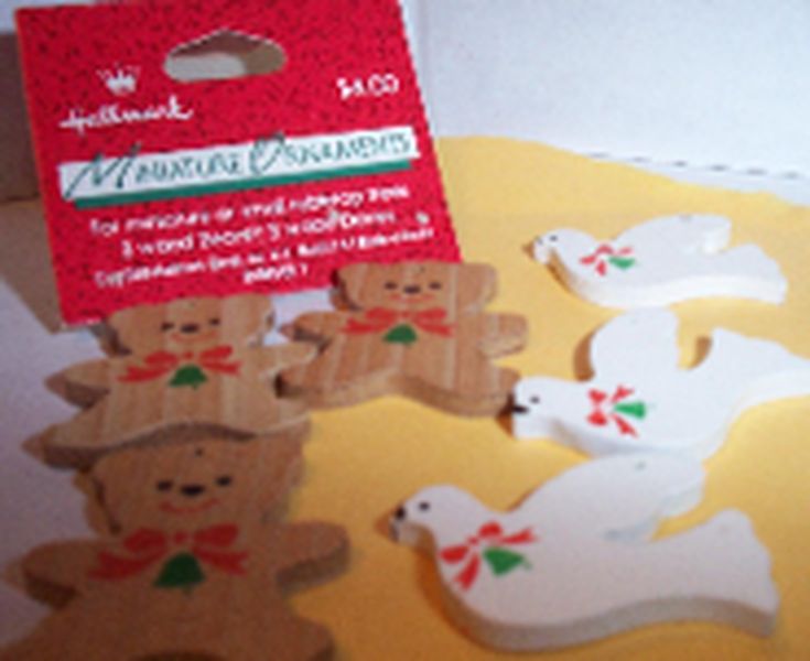 Aunt Krismas 'Wooden Ornaments' ornament by Hallmark. Year: 1988 - N/A series #0. 'Mint In Box' condition.