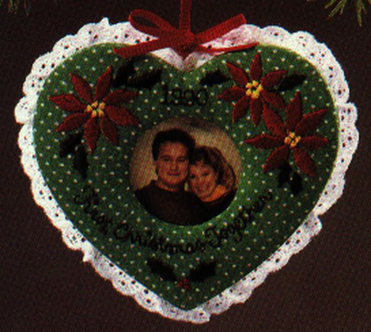 Aunt Krismas 'First Christmas Together - Photo Holder' ornament by LaDene Votruba. Year: 1990 - N/A series #0. 'No Box' condition.