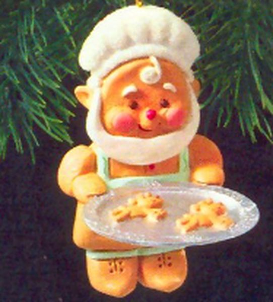 Aunt Krismas 'Gingerbread Elf' ornament by Peter Dutkin. Year: 1990 - N/A series #0. 'No Box' condition.