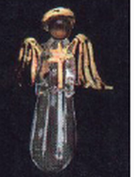 Aunt Krismas 'Festive Angel Tree Topper' ornament by Hallmark. Year: 1990 - N/A series #0. 'Mint In Box' condition.