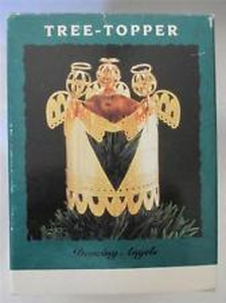 Aunt Krismas 'Dancing Angels Tree Topper' ornament by Hallmark. Year: 1992 - N/A series #0. 'Mint In Box' condition.