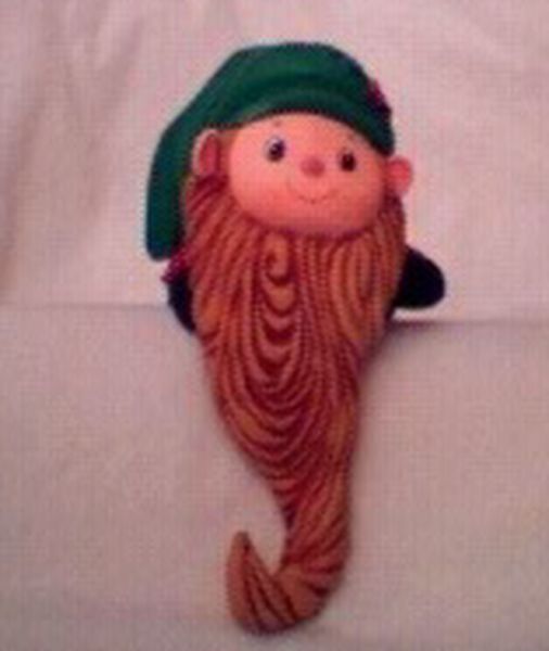 Aunt Krismas 'Elf Stocking Hanger' ornament by Hallmark. Year: 1979 - N/A series #0. 'Mint In Box' condition.