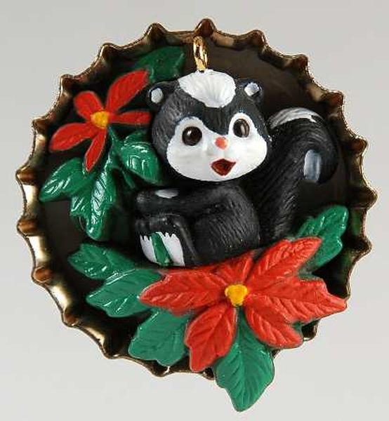 Aunt Krismas 'Sweet Bouquet' ornament by John (Collin) Francis . Year: 1994 - Santa’s Club Soda series #0. 'Mint In Box' condition.
