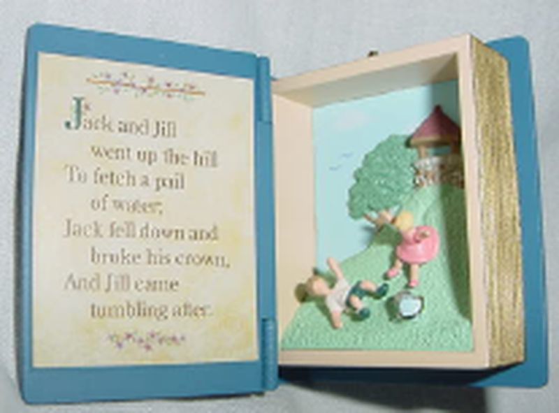Aunt Krismas 'Jack and Jill' ornament by Ed Seale. Year: 1995 - Mother Goose series #3. 'Mint In Box' condition.