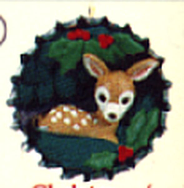 Aunt Krismas 'Cozy Christmas' ornament by John (Collin) Francis . Year: 1995 - Santa’s Club Soda series #0. 'Mint In Box' condition.