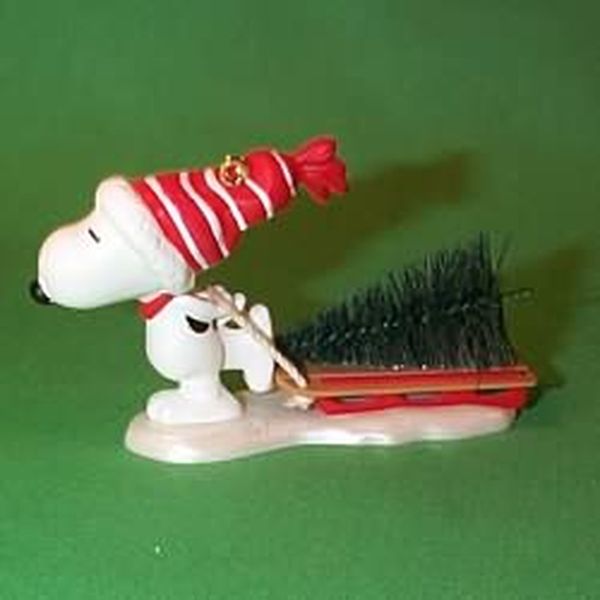 Aunt Krismas 'A Tree for Snoopy' ornament by Bob Siedler. Year: 1996 - N/A series #0. 'Mint In Box' condition.
