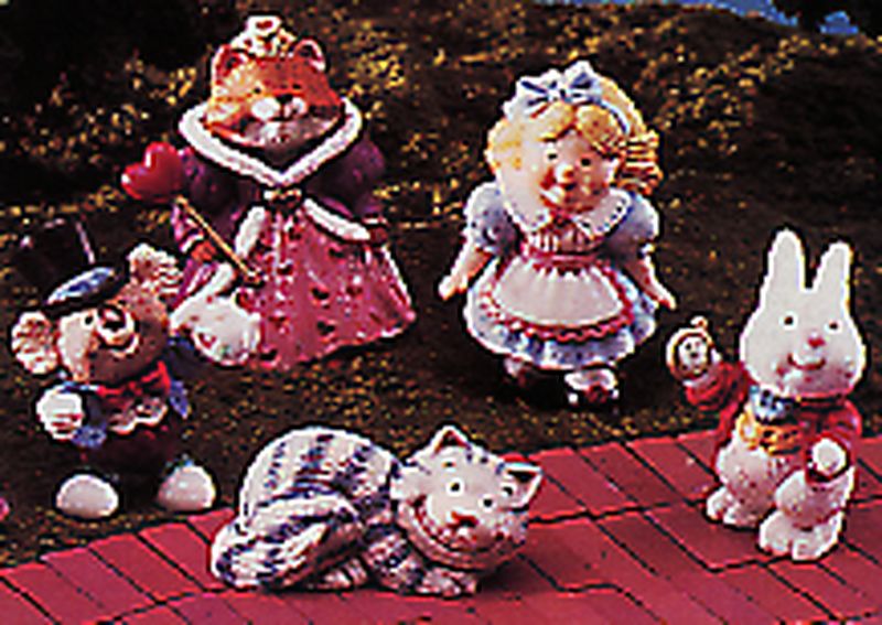 Aunt Krismas 'Alice in Wonderland' ornament by Nina Aube. Year: 1996 - N/A series #0. 'Mint In Box' condition.