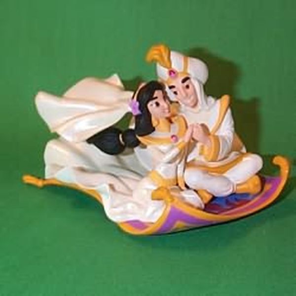 Aunt Krismas 'Jasmine & Aladdin' ornament by Anita Marra Rogers. Year: 1997 - N/A series #0. 'Mint In Box' condition.