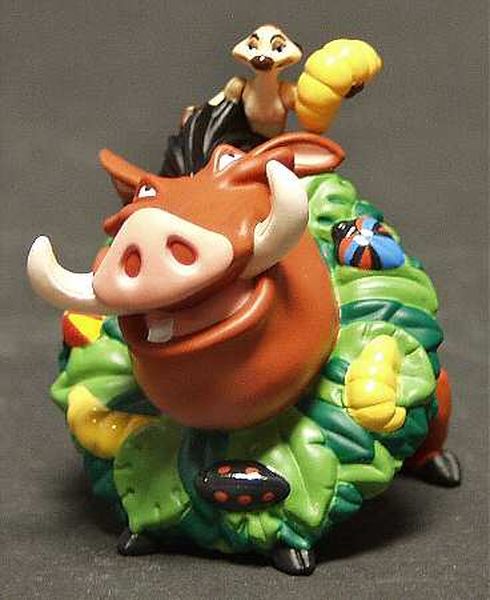 Aunt Krismas 'Timon & Pumbaa' ornament by Nello Williams. Year: 1997 - Lion King series #0. 'Mint In Box' condition.
