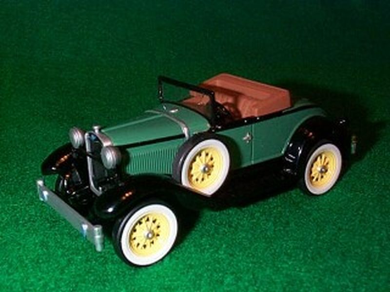 Aunt Krismas '1931 Ford Model A Roadster' ornament by Don Palmiter. Year: 1998 - Vintage Roadsters series #1. 'Mint In Box' condition.