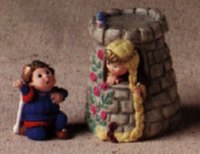 Aunt Krismas 'Rapunzel' ornament by Sue Tague. Year: 1998 - N/A series #0. 'Mint In Box' condition.