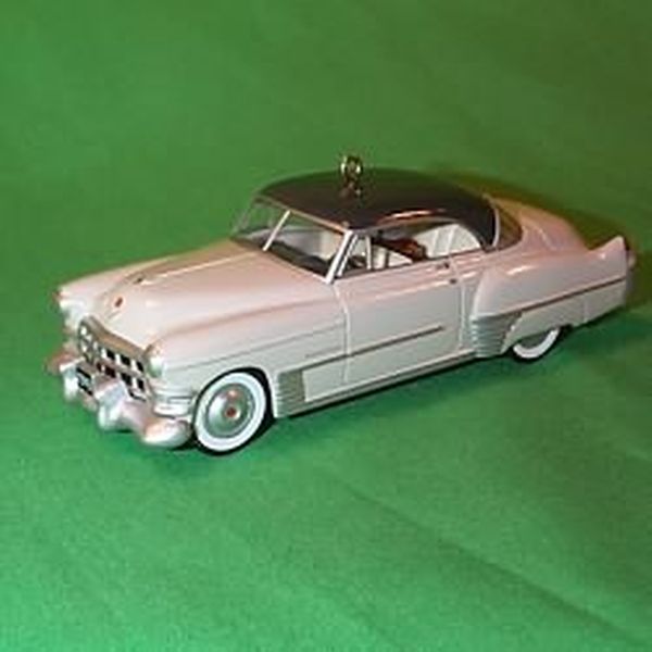 Aunt Krismas '1949 Cadillac Coupe deVille' ornament by Nello Williams. Year: 1999 - Classic American Cars series #0. 'Mint In Box' condition.