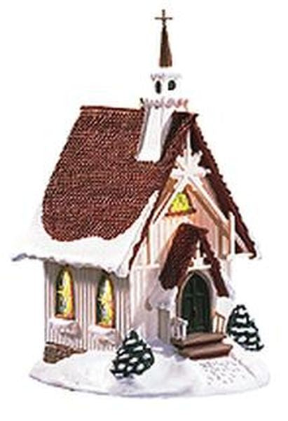 Aunt Krismas 'Colonial Church' ornament by Ed Seale. Year: 1999 - Candlelight Services series #2. 'Mint In Box' condition.