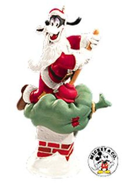 Aunt Krismas 'Goofy as Santa’s Helper' ornament by Ken Crow. Year: 1999 - N/A series #0. 'Mint In Box' condition.