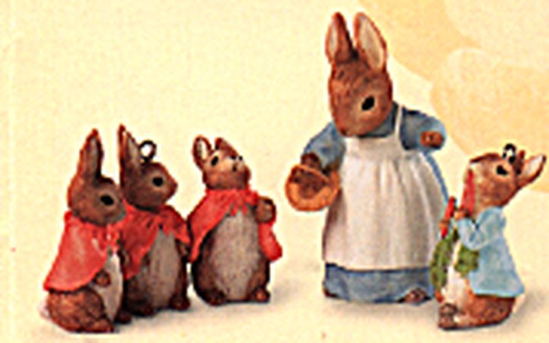 Aunt Krismas 'The Tale of Peter Rabbit' ornament by LaDene Votruba. Year: 1999 - N/A series #0. 'Mint In Box' condition.