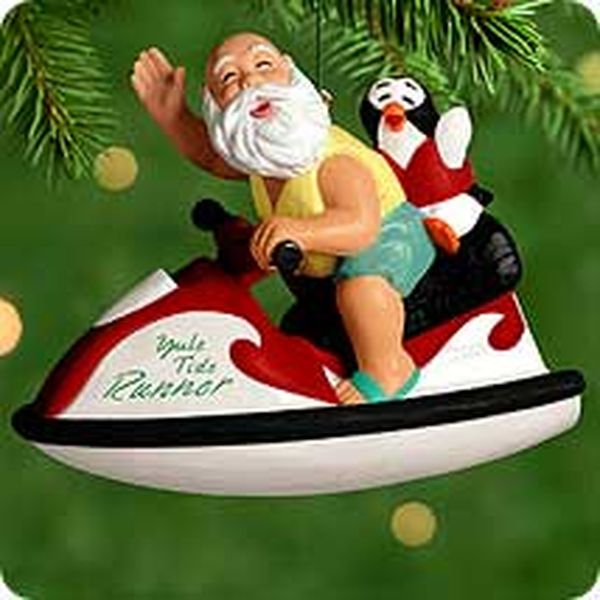 Aunt Krismas 'Yule Tide Runner' ornament by Kristina Kline. Year: 2000 - N/A series #0. 'Mint In Box' condition.