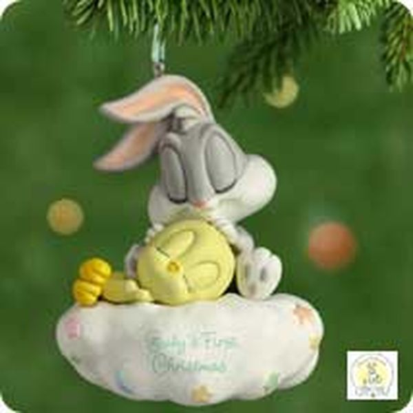 Aunt Krismas 'Baby Looney Tunes' ornament by Anita Marra Rogers. Year: 2001 - Looney Tunes series #0. 'Mint In Box' condition.