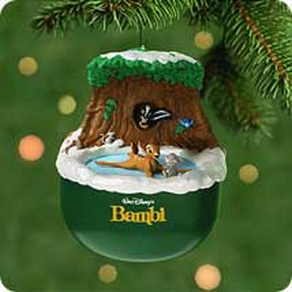 Aunt Krismas 'Bambi Discovers Winter Walt Disney's Bambi ' ornament by Katrina Bricker, Ken Crow. Year: 2001 - N/A series #0. 'Mint In Box' condition.