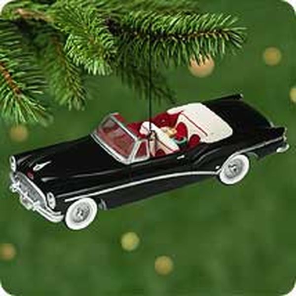 Aunt Krismas '1953 Buick Roadmaster Skylark' ornament by Don Palmiter. Year: 2001 - Classic American Cars series #11. 'Mint In Box' condition.