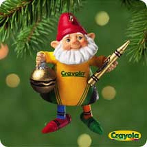 Aunt Krismas 'Color Crew Chief' ornament by Sue Tague. Year: 2001 - Crayola  series #0. 'Mint In Box' condition.