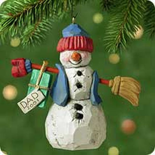 Aunt Krismas 'Dad' ornament by Linda Sickman. Year: 2001 - N/A series #0. 'Mint In Box' condition.