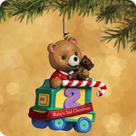 Aunt Krismas 'Baby’s Second - Age Series' ornament by John (Collin) Francis . Year: 2002 - N/A series #0. 'Mint In Box' condition.