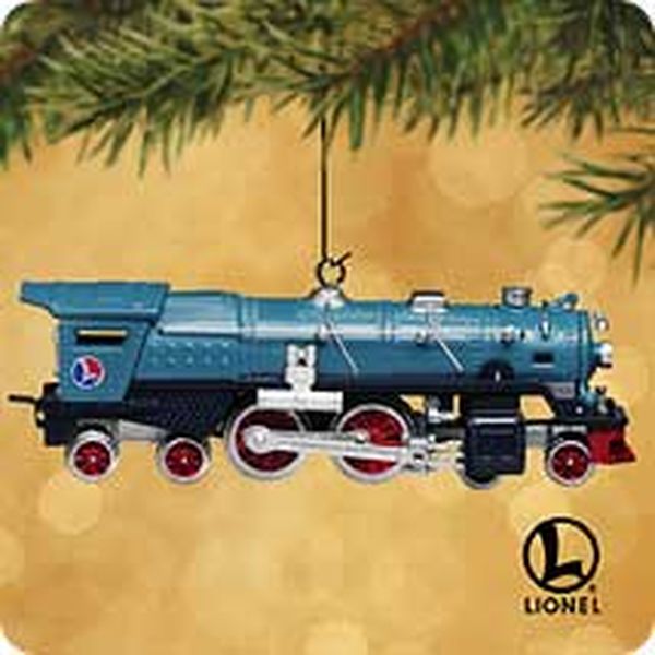 Aunt Krismas 'Blue Comet 400E Locomotive #7' ornament by Hallmark. Year: 2002 - Lionel Train series #7. 'Mint In Box' condition.