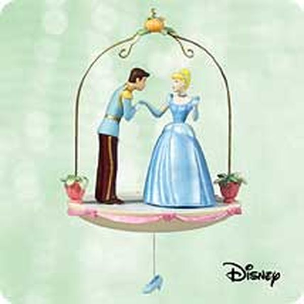Aunt Krismas 'Cinderella and Prince Charming' ornament by Katrina Bricker. Year: 2003 - Cinderella series #0. 'Mint In Box' condition.