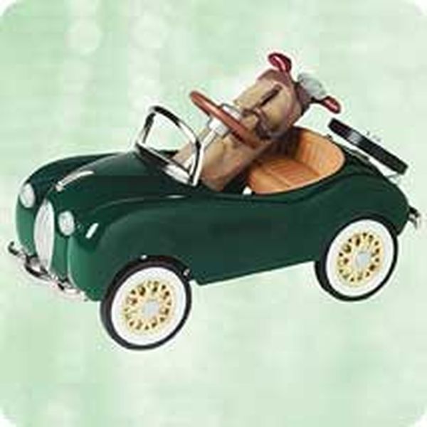 Aunt Krismas '1949 Gillham Sport' ornament by Don Palmiter. Year: 2003 - Kiddie Car Classics series #10. 'Mint In Box' condition.