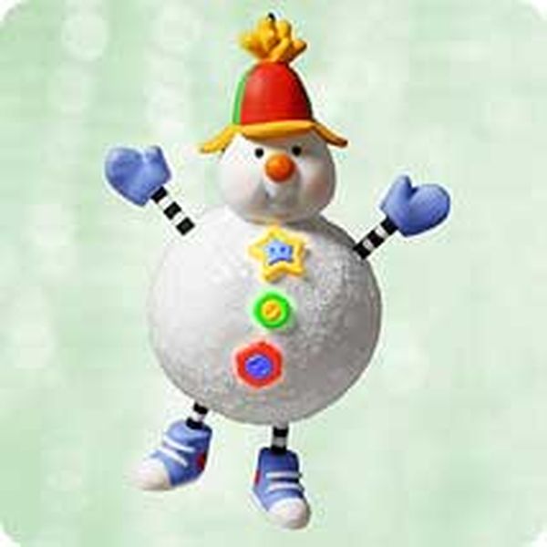 Aunt Krismas 'Snowy Push 'n' Pull' ornament by Nina Aubé. Year: 2003 - N/A series #0. 'Mint In Box' condition.