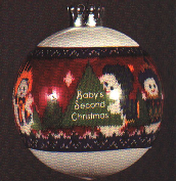 Aunt Krismas 'Baby's Second Christmas' ornament by Hallmark. Year: 1983 - N/A series #0. 'No Box' condition.