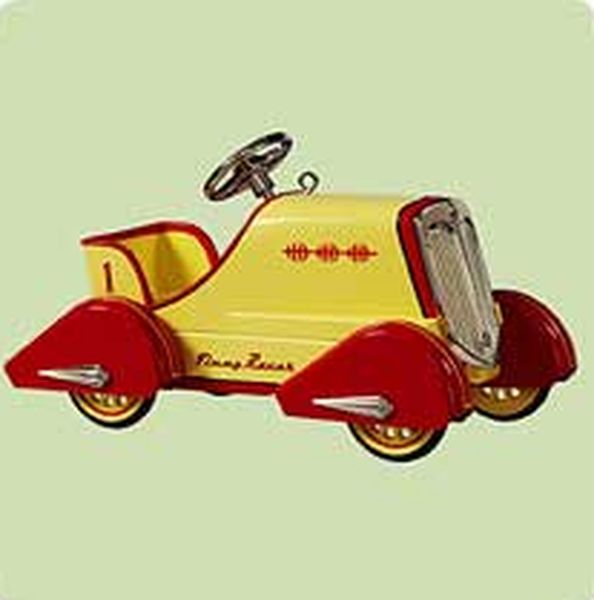 Aunt Krismas '1935 Timmy Racer' ornament by Chris Webb. Year: 2004 - Kiddie Car Classics series #11. 'Mint In Box' condition.