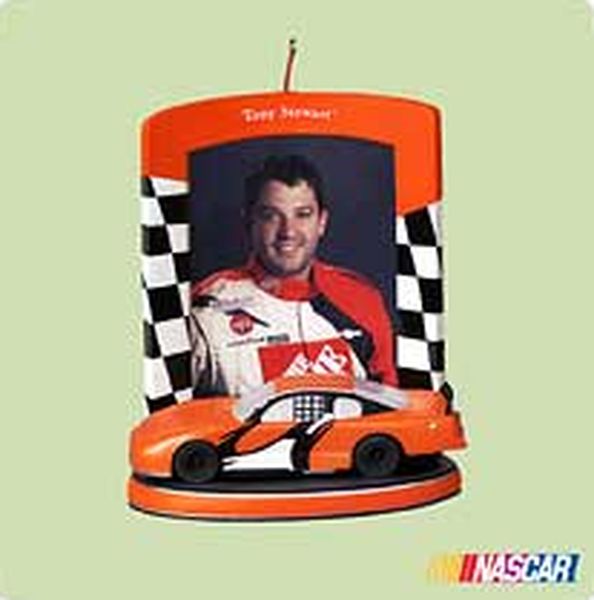 Aunt Krismas 'NASCAR Tony Stewart' ornament by Hallmark. Year: 2004 - NASCAR series #0. 'Mint In Box' condition.