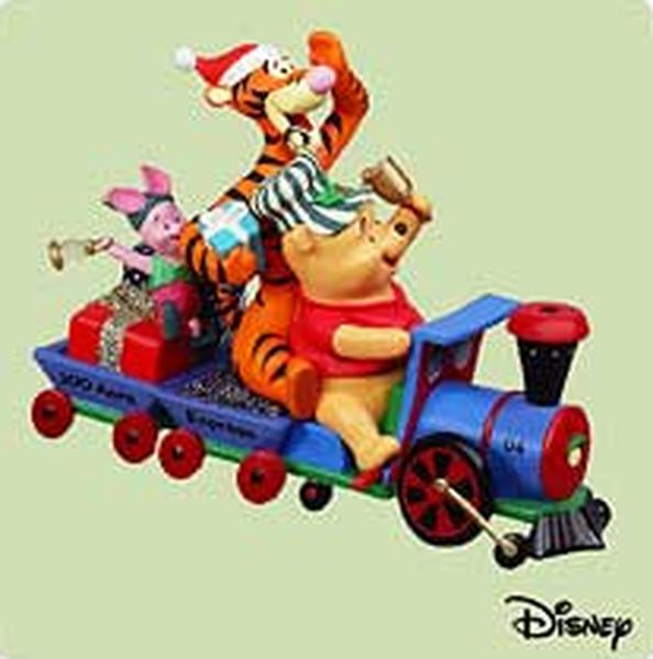 Aunt Krismas '100 Acre Express' ornament by Hallmark. Year: 2004 - Winnie the Pooh Collection series #0. 'Mint In Box' condition.