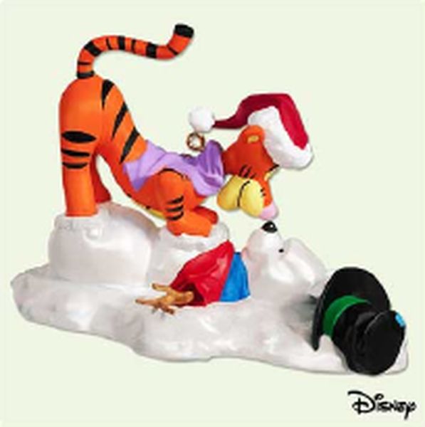 Aunt Krismas 'Bounce Practice' ornament by Hallmark. Year: 2005 - Winnie the Pooh Collection  series #0. 'Mint In Box' condition.