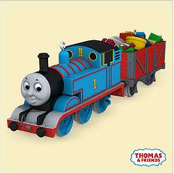 Aunt Krismas 'Cheery Cargo' ornament by Nello Williams. Year: 2006 - Thomas the Tank  series #0. 'Mint In Box' condition.