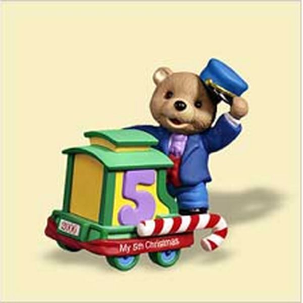 Aunt Krismas 'Child’s Fifth Christmas' ornament by John (Collin) Francis . Year: 2006 - Child’s Age Collection  series #0. 'No Box' condition.