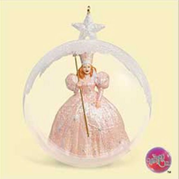 Aunt Krismas 'Glinda the Good Witch Arrives!' ornament by Joyce Lyle. Year: 2006 - The Wizard of Oz Collection series #0. 'Mint In Box' condition.