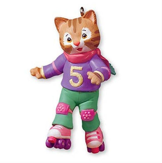 Aunt Krismas 'Child's Age Collection: My Fifth Christmas - Girl' ornament by Kristina Kline. Year: 2007 - N/A series #0. 'Mint In Box' condition.