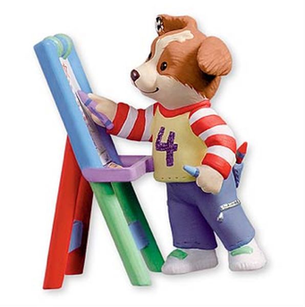 Aunt Krismas 'Child's Age Collection: My Fourth Christmas - Boy' ornament by Tammy Haddix. Year: 2007 - N/A series #0. 'Mint In Box' condition.