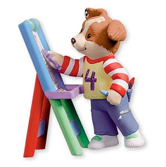 Aunt Krismas 'Child's Age Collection: My Fourth Christmas - Boy' ornament by Tammy Haddix. Year: 2007 - N/A series #0. 'Mint In Box' condition.