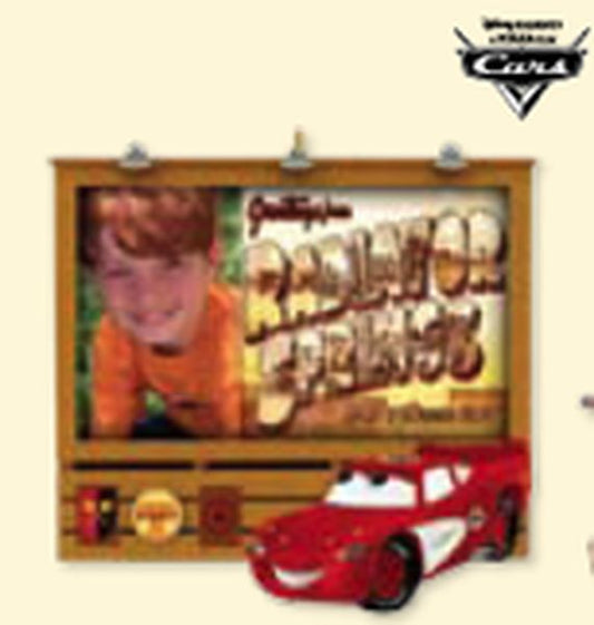 Aunt Krismas 'He’s #1! - Photo Holder Disney/Pixar’s Cars' ornament by Hallmark. Year: 2007 - N/A series #0. 'Mint In Box' condition.