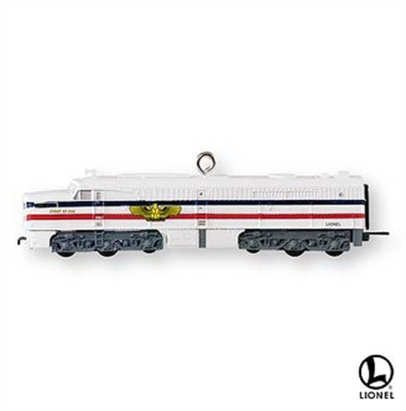 Aunt Krismas 'Freedom Train Locomotive' ornament by Hallmark. Year: 2007 - Lionel Train series #12. 'Mint In Box' condition.